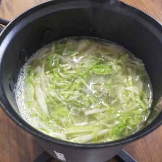 キャベツのペペロンラーメン